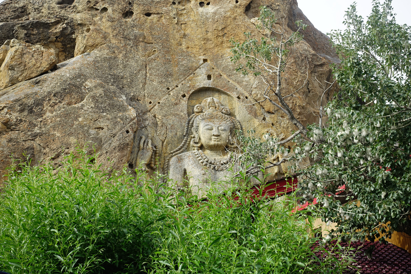 喀什米爾-穆勒別克寺 Mulbekh Temple